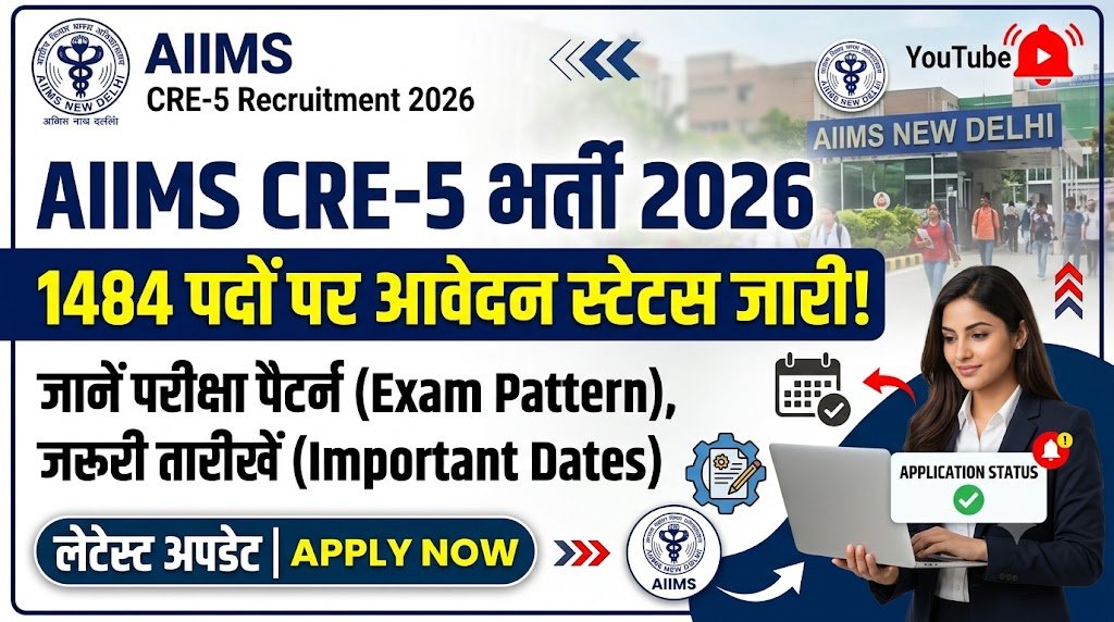 AIIMS CRE-5 Recruitment 2026