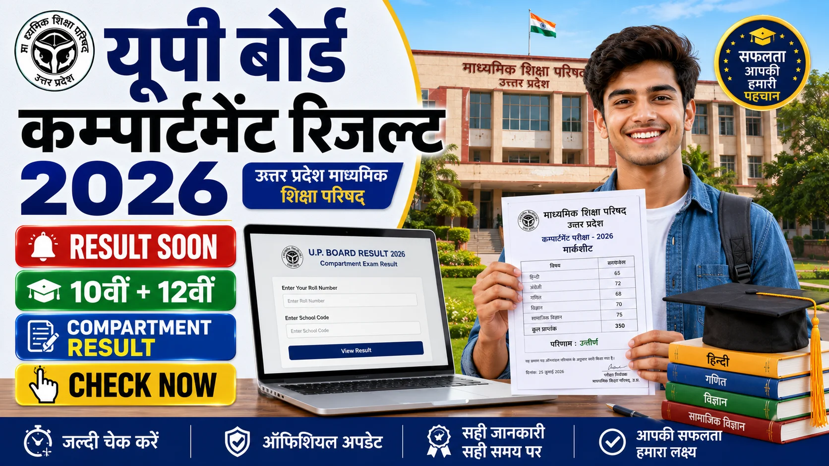 UP Board Compartment Result 2026