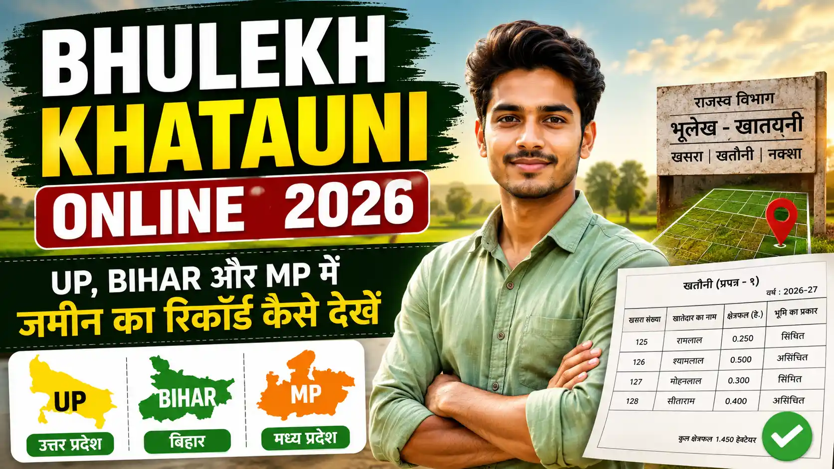 Bhulekh Khatauni Online 2026