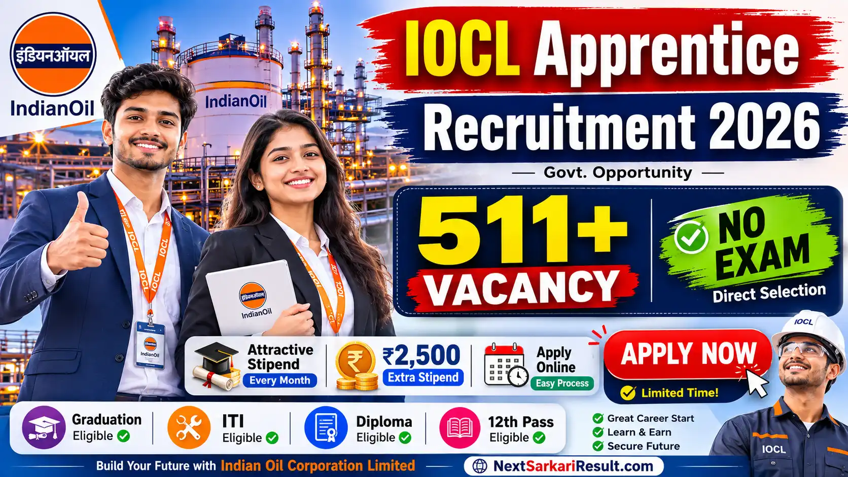 IOCL Apprentice Recruitment 2026
